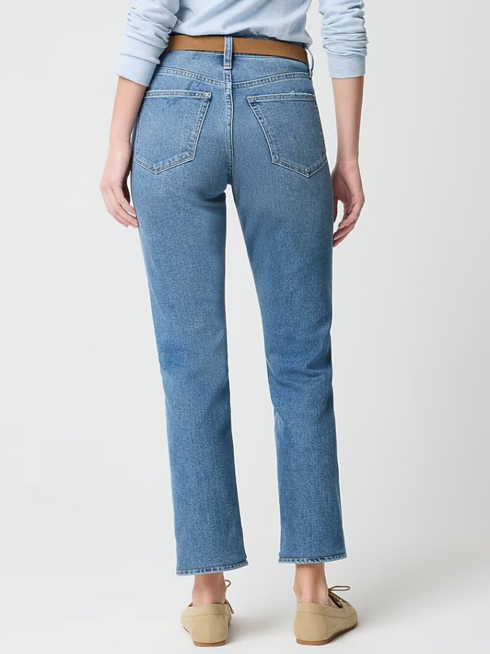 J. Crew Mid-Rise Straight Leg Jeans All Day Stretch Size 28 NWOT - Picture 2 of 9